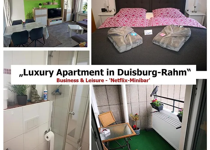 Luxury Apartment In Duisburg-Rahm - Business & Leisure - \'Netflix-Minibar\'